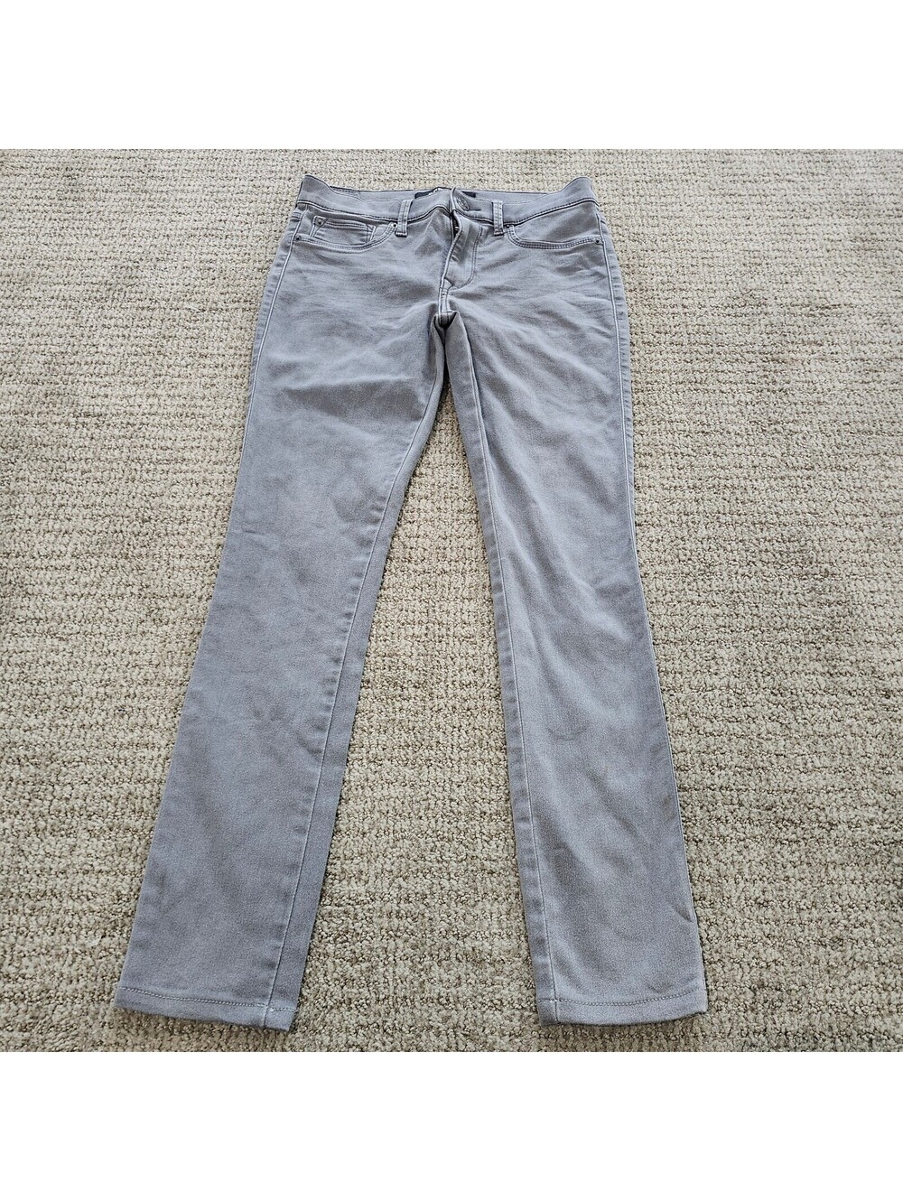 Express Gray Skinny Legging Leg Pants Size 4 Mid Rise